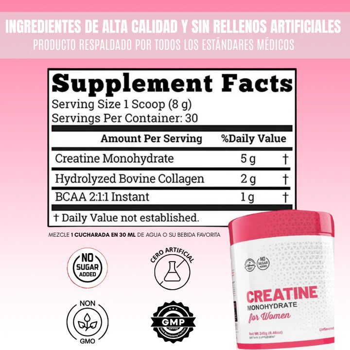 CREATINA PARA MUJERES